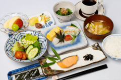 A hearty breakfast. Let's eat a good breakfast and enjoy a day in Hakuba to the fullest!
