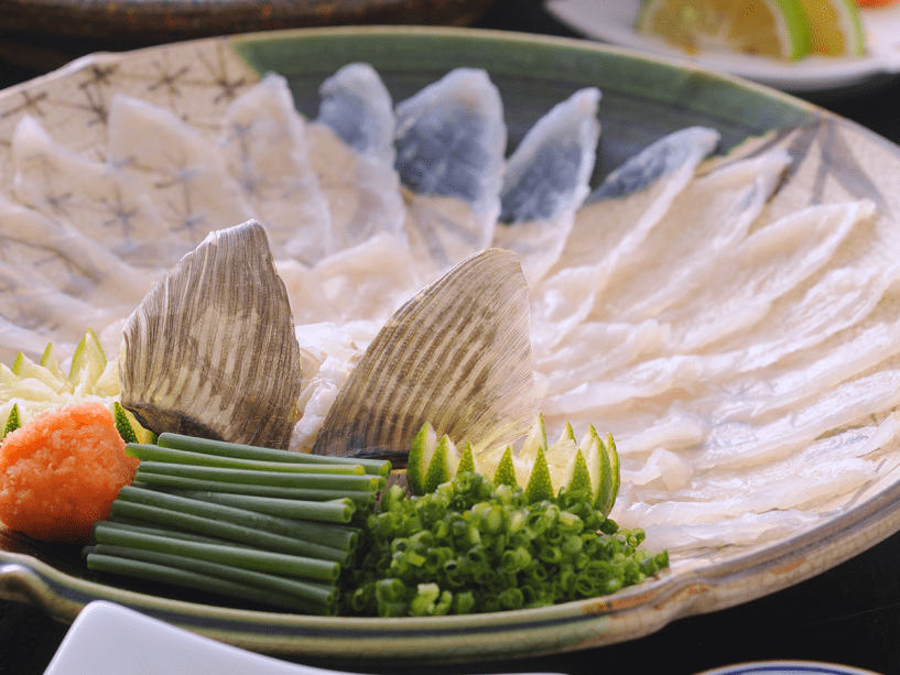 ◇ふぐコース◇冬の味覚の王様、フグは下関だけにあらず。豊後の豊かな海で育ったフグをご賞味ください