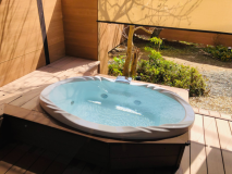 露天風呂付/和モダン和洋室ツイン※禁煙