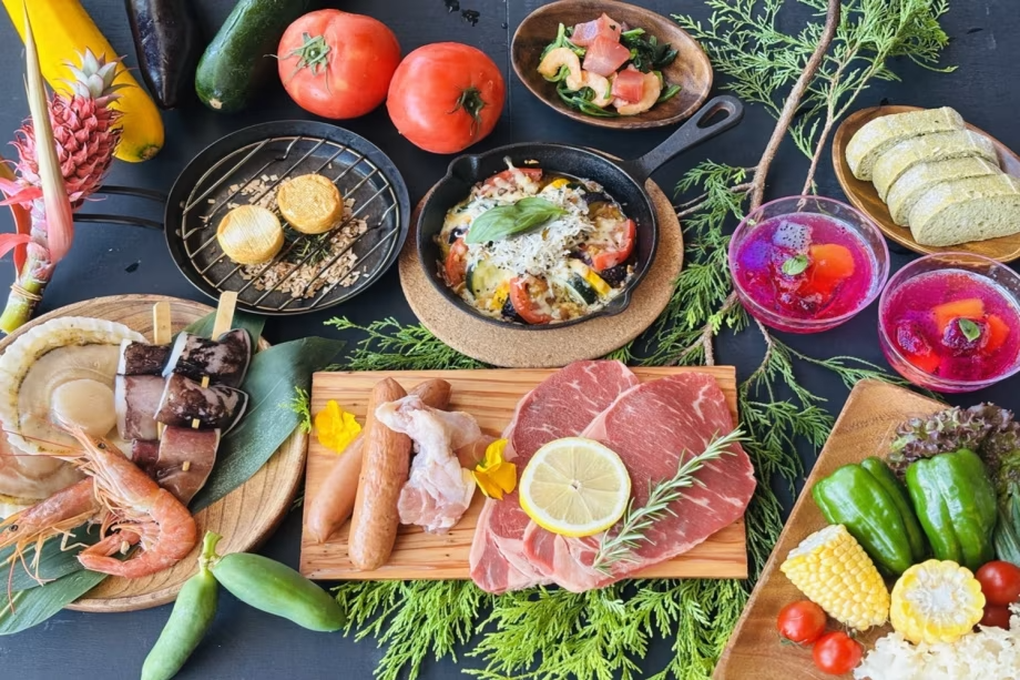 【1泊2食】«luxury stay≫グランピングBBQプラン～碧の谷を駆ける緑風に和らぐノスタルジックリゾート～＜”Glamping＆Port 結”＞