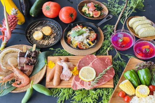 【1泊2食】«luxury stay≫グランピングBBQプラン～碧の谷を駆ける緑風に和らぐノスタルジックリゾート～＜”Glamping＆Port 結”＞