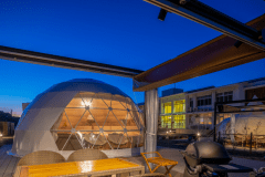 【ドームテント】＜”ラグジュアリー”＞1棟貸切仕様・人気の直径6Mドーム型テント