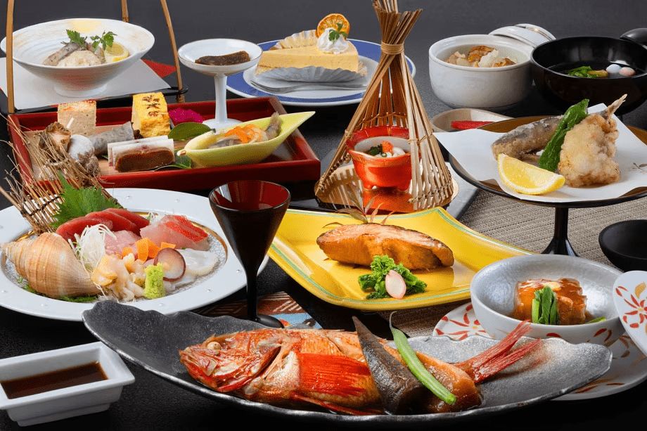 季節の海鮮懐石プラン一例