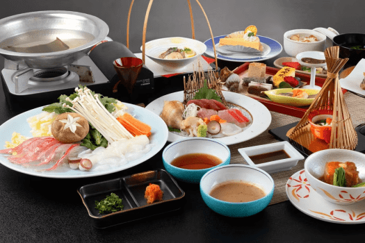 海鮮しゃぶしゃぶプラン一例