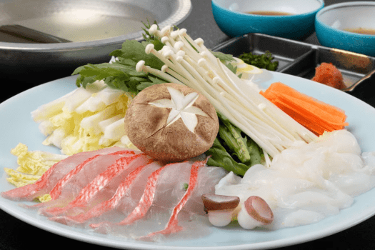 海鮮しゃぶしゃぶ一例