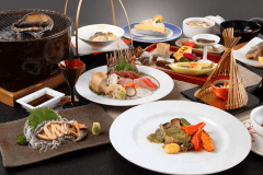 あわびが選べるプラン一例