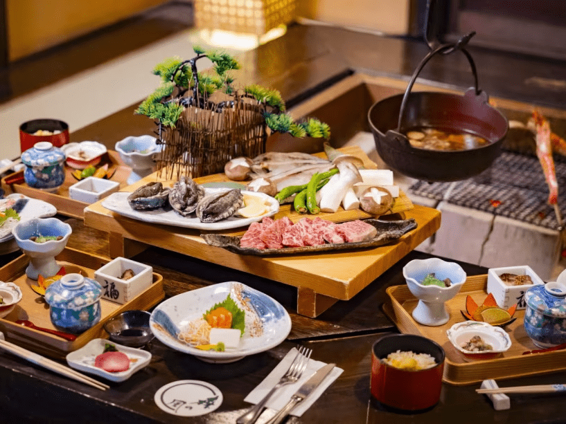 懐かしの雰囲気のさんさ亭で愉しむ炉端会席※イメージ