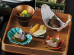 秋季創作和食：前菜　五種の味覚料理