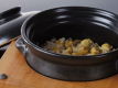 秋季特選創作会席：栗炊き込みご飯土鍋仕上げ