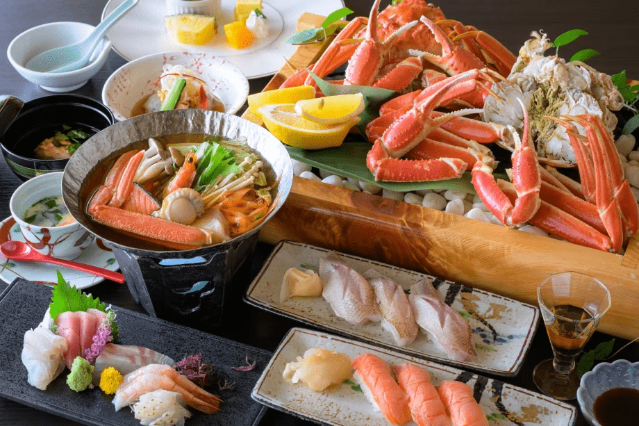 本ずわい蟹をまるごと1杯と、旨みあふれる海鮮蟹鍋をご用意した冬限定プラン 本ずわい蟹をまるごと1杯と、旨みあふれる海鮮蟹鍋をご用意した冬限定プラン