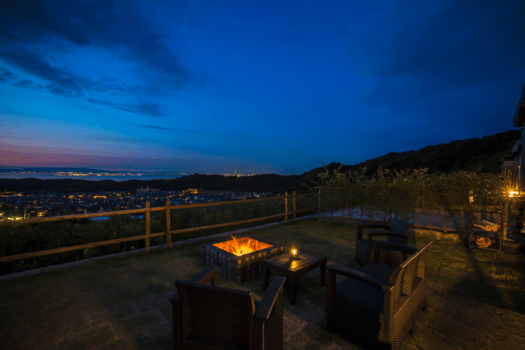 【按摩浴缸穹顶】4张床・157.5㎡ <"高级" > 美妙的景色・直径7米的圆顶帐篷