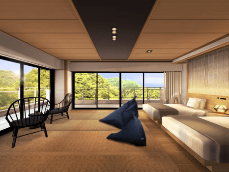 南館 スーペリア コーナーツイン【吾妻連峰側】