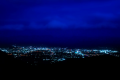 夜になると福島市内の夜景のパノラマがみえます