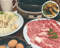 秋の松茸牛すき鍋 (2025秋)