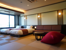 新☆ペット温泉露天風呂付客室2階「かざね」リビング付・禁煙