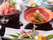 オリジナル会席（鮎の塩焼きアップ）一例