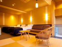 ペット・露天風呂付洋室「みなも」（リビング＋ベッドルーム）