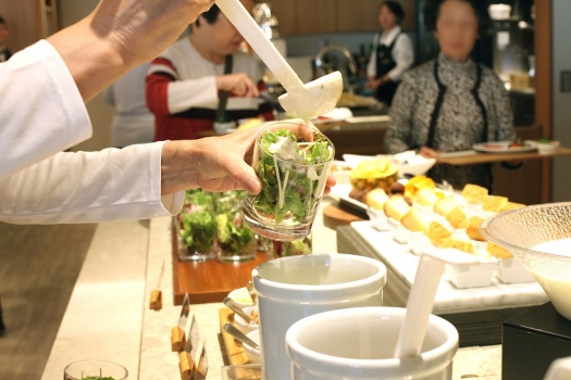 朝食ブッフェ