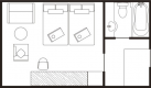 Hotaka view TWIN ROOM Hotaka view TWIN ROOM