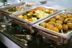 【breakfast buffet】Enjoy freshly prepared dishes to your liking.