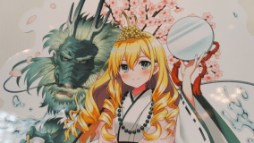 河口湖多佳美ちゃんパネル