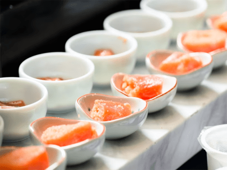 【朝食バイキング一例】ご飯のおとも数種類ございます！