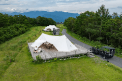 Tent Suite (Two Double Beds 50㎡) designed by Snow Peak exclusively for FIELD SUITE.