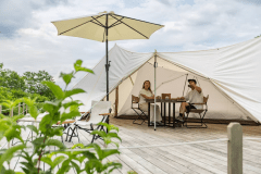 Tent Suite (Two Double Beds 50㎡) designed by Snow Peak exclusively for FIELD SUITE.