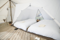 Tent Suite (Two Double Beds 50㎡) designed by Snow Peak exclusively for FIELD SUITE.