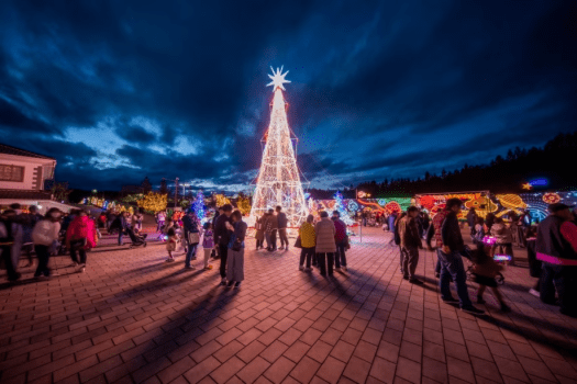 ◆期間限定◆《イルミネーション＆グランピングステイ♪》～小学6年生までのお子様の宿泊料が無料！さらにイルミネーショントレインの乗車券付き！～【1泊2食付き】