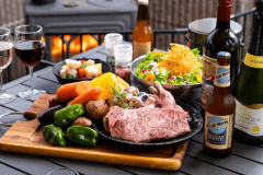 厳選！黒毛和牛と野菜のBBQ～庄原の自然の中で気ままにグランピングステイ～【1泊2食付き】