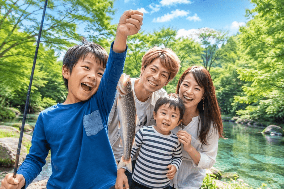 【公式ホームページ限定】お子様も大興奮の夏休み!渓流パークde釣って、焼いて、食べる◆プチアウトドア体験旅行ならグリーンパール那須へ◆ご夕食時のお飲み物代が半額も見逃せない公式ホームページの予約特典あり♪じゃらんnetや楽天トラベル等のネット予約サイトよりもお値段がお得なのも見逃せない!! 【公式ホームページ限定】お子様も大興奮の夏休み!渓流パークde釣って、焼いて、食べる◆プチアウトドア体験旅行ならグリーンパール那須へ◆ご夕食時のお飲み物代が半額も見逃せない公式ホームページの予約特典あり♪じゃらんnetや楽天トラベル等のネット予約サイトよりもお値段がお得なのも見逃せない!!