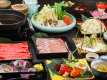 すき焼きプランのご夕食例（季節により内容が変わります）