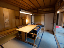 和室10畳+温泉内風呂＋専用ダイニングルーム+テラス