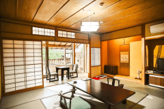 竹取／檜の露天風呂。和室10畳～