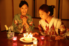 【アニバーサリープラン】メモリアルケーキ、スパークリングワインで大切な記念日をお祝い♪