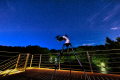 展望台（天空テラス）。条件が整えば満天の星空をご覧いただけます。