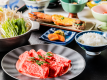 【離れ露天付客室でお籠りステイ】夕食はすき焼き御膳【朝夕お部屋食】