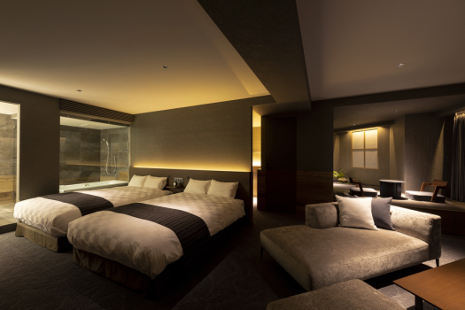 【CORNER SUITE‐ZEN Nook／LUXE STYLE】角部屋ならではの洗練された静寂。