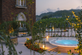 【BOTANICAL GARDEN SPA】夜は、昼とは異なるフォトジェニックな空間に。