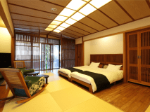 「こかげ」ツイン半露天風呂付【禁煙】（定員2名）