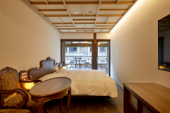 【川側大正モダン客室】和洋室＋セミダブルベッド2台＋トイレ付（禁煙室）