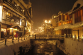 冬の銀山温泉街