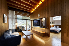 [Suite] Salon de style occidental + salle de bain semi-ouverte + chambre