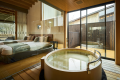 [Suite] Salon de style japonais + salle de bain semi-ouverte + chambre