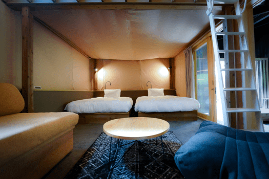 【Inner Fire Pit・Suite】One private building・120㎡・Open-air bath with fresh and natural water