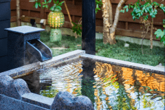 100%源泉の天然温泉露天風呂