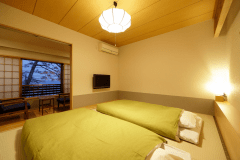 【みなと】二間オーシャンビュー和室：和モダン寝室+12畳