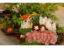 金目鯛のしゃぶしゃぶ一例