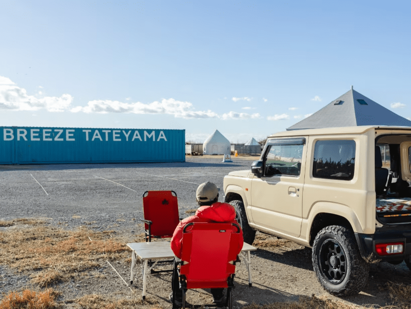 1台4400円でお得！車中泊プラン。シャワー室・炊事棟利用OK（カード払いのみ・夜間は無人チェックイン。）定員5名まで